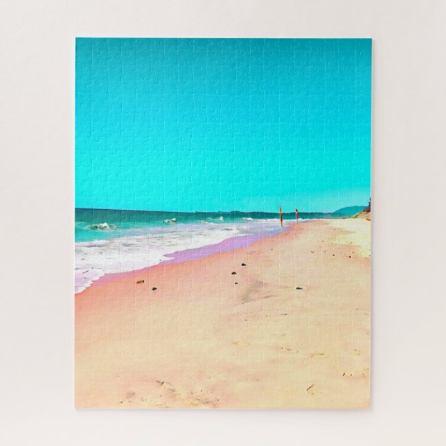 Puzzle Escena de la playa de Port Macquarie Australia (Vertical)