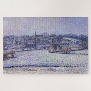 Puzzle Escena de nieve en Éragny (Vista de Bazincourt) 18