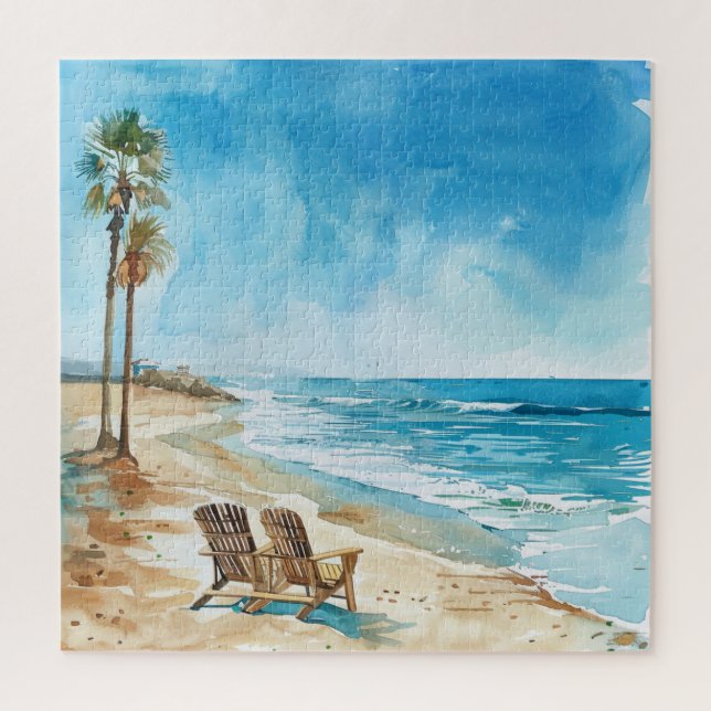 Puzzle Escena de playa (Vertical)