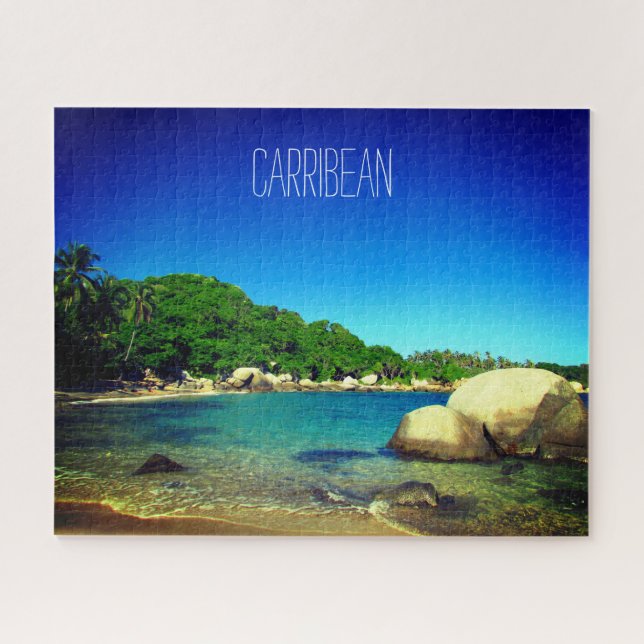 Puzzle escena de playa de carriles (Horizontal)