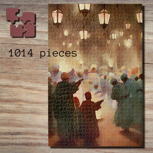 Puzzle Escena de Ramadán de 1902 -pintura (Subido por el creador)