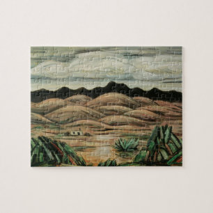 Puzzle Escena del desierto por Marsden Hartley, Arte Anti