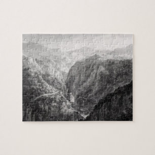 Puzzle Escena del mesón en el puente del diablo con la