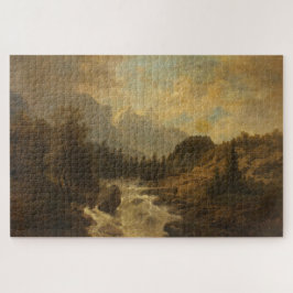Puzzle Escena del paisaje forestal (por Josef Kriehuber)
