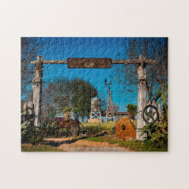 Puzzle Escena del Rancho de Texas.
