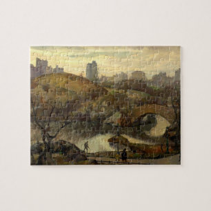 Puzzle Escena en Central Park (Nueva York, Nueva York, Es
