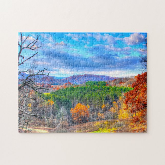 Puzzle Escena forestal Wisconsin. (Horizontal)
