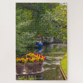 Puzzle Escena hermosa de Keukenhof Park, Países Bajos