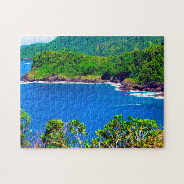 Puzzle Escena marina de Samoa Americana. (Horizontal)