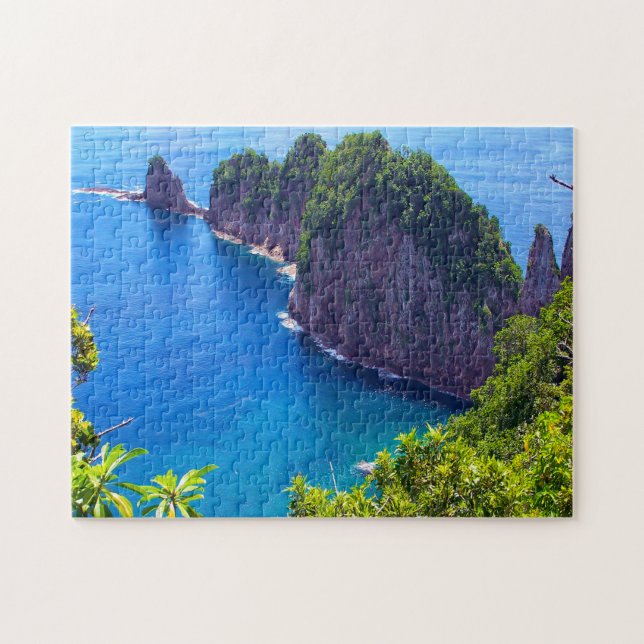 Puzzle Escena marina Samoa Americana. (Horizontal)