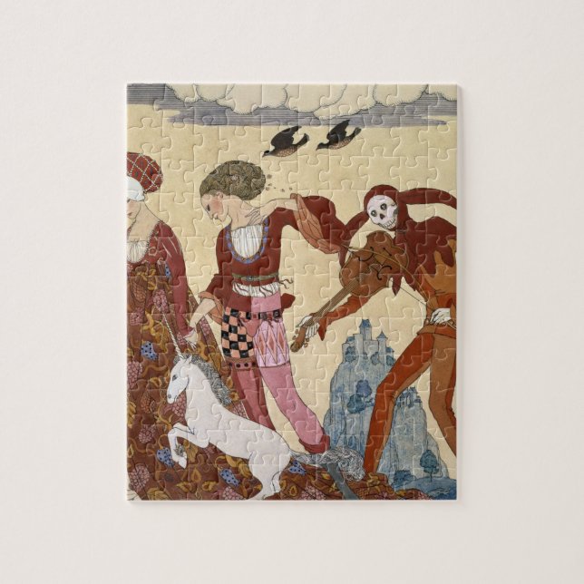 Puzzle Escena medieval de Jorte Barbier (Vertical)