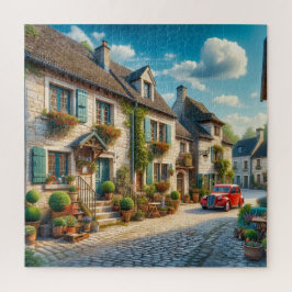 Puzzle Escena pintoresca del pueblo