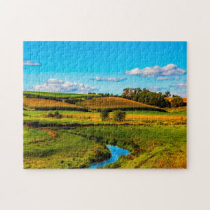 Puzzle Escena rural de Wisconsin.