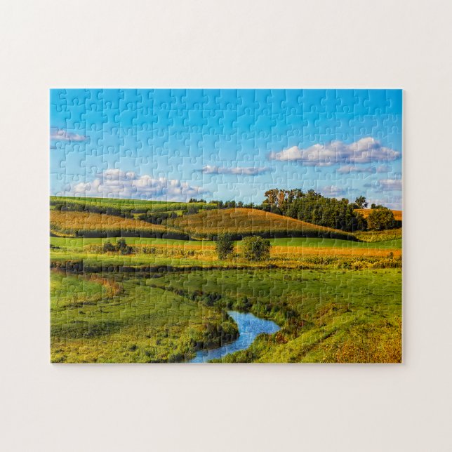 Puzzle Escena rural de Wisconsin. (Horizontal)