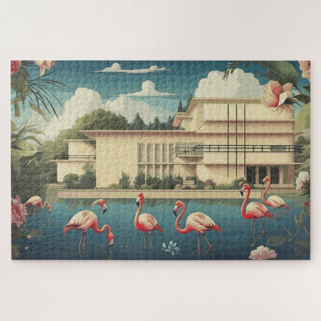 Puzzle Escena surrealista del flamenco (Horizontal)