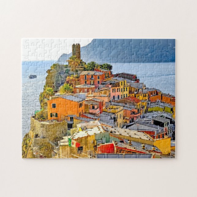 Puzzle Escenario de Italia terre liguria verano (Horizontal)