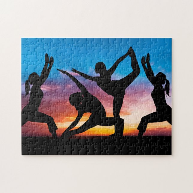Puzzle Escenario Fitness Tema Sunset Tropcail (Horizontal)