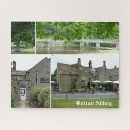 Puzzle Escenario pintoresco de la abadía de Bolton Yorksh