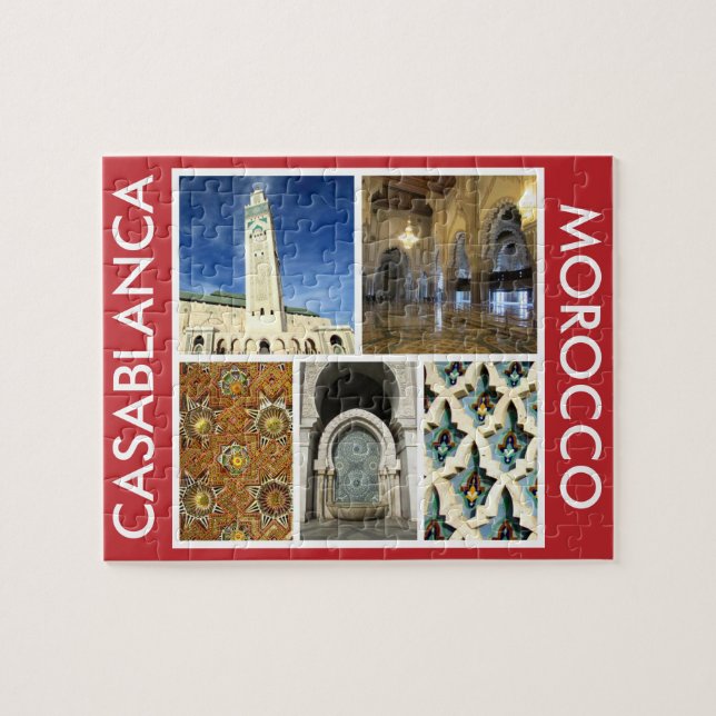 Puzzle escenas de casablanca morocco (Horizontal)