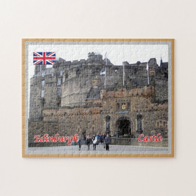 Puzzle Escocia - Edimburgo - Castillo - (Horizontal)
