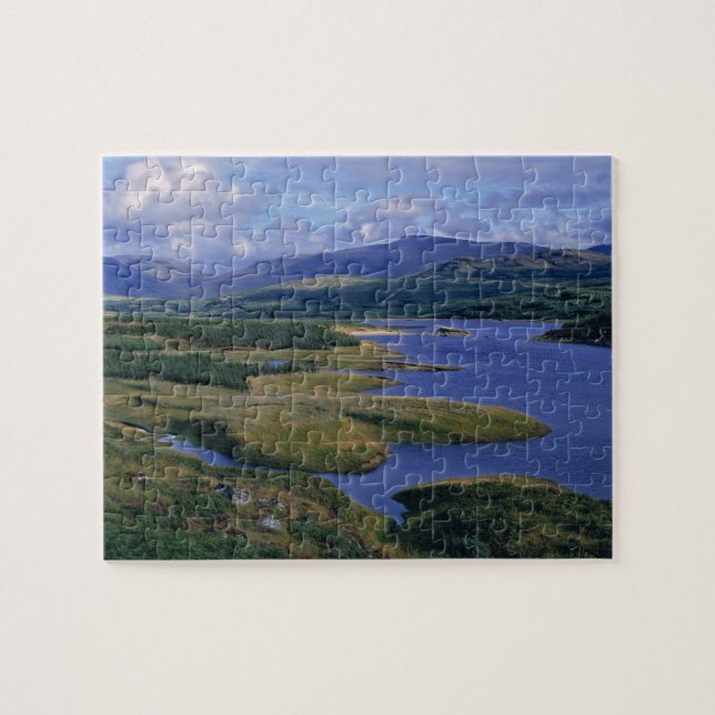 Puzzle Escocia, Highland, Wester Ross, Loch Garry. Un (Horizontal)