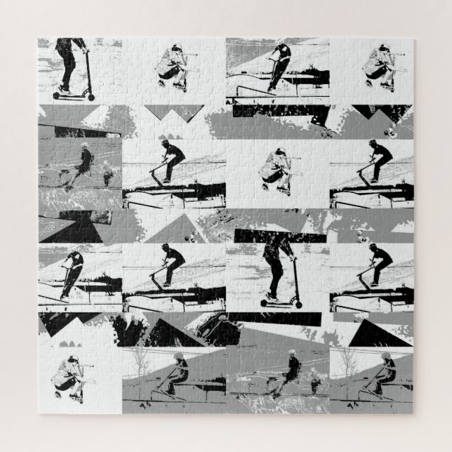 Puzzle Escoge por ahí - Stunt Scooter Rider (Vertical)