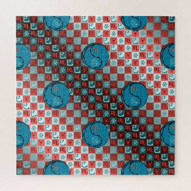 Puzzle Escorpio & Serpiente de Agua (Vertical)