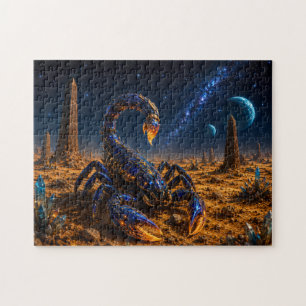 Puzzle Escorpión Cósmico — Guardián del Planeta Alienígen