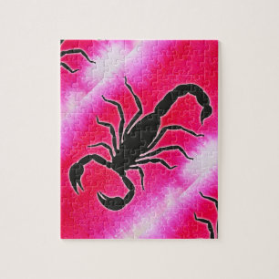 Puzzle escorpión rosa