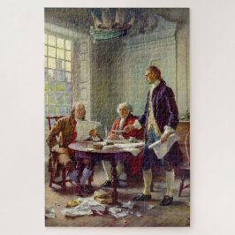 Puzzle Escribiendo la Declaración de Independencia (EEUU)