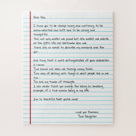 Puzzle Escribir carta al papá para el Día del Padre