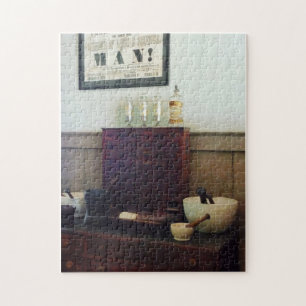 Puzzle Escritorio con Mortero y Pestles