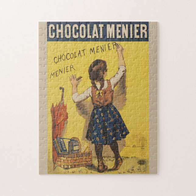 Puzzle Escritura de pared de Chocolat Menier (Vertical)