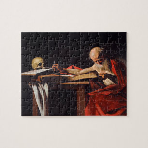Puzzle Escritura de Saint Jerome por Michelangelo Caravag
