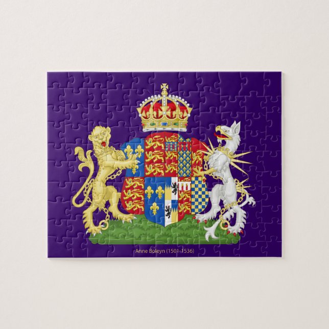 Puzzle Escudo de armas Anne Boleyn (Horizontal)