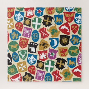 Puzzle Escudo de armas: Antecedentes heráldicos.