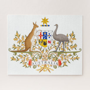 Puzzle escudo de armas australia