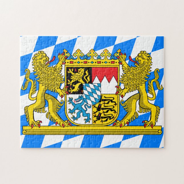 Puzzle Escudo de armas de Baviera (Horizontal)