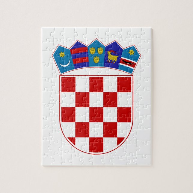 Puzzle Escudo de armas de Croacia (Vertical)