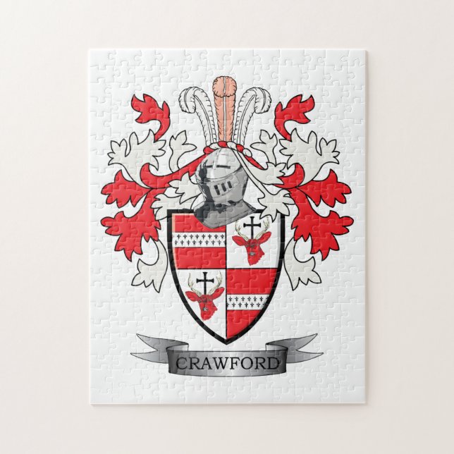Puzzle Escudo de armas del escudo de la familia de (Vertical)
