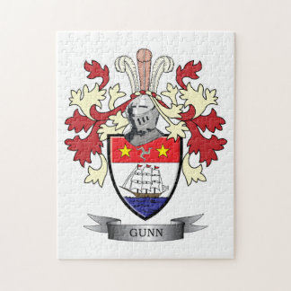 Puzzle Escudo de armas del escudo de la familia de Gunn