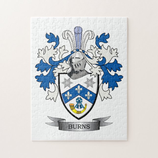 Puzzle Escudo de armas del escudo de la familia de las (Vertical)