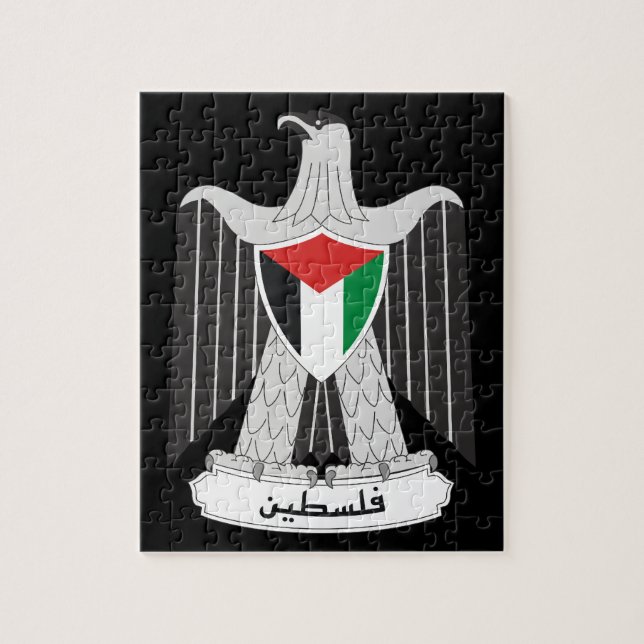 Puzzle escudo de armas palestino (Vertical)