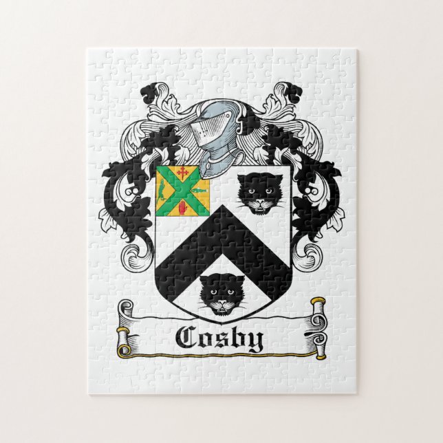 Puzzle Escudo de la familia de Cosby (Vertical)