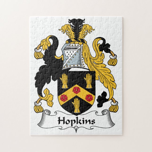 Puzzle Escudo de la familia de Hopkins (Vertical)