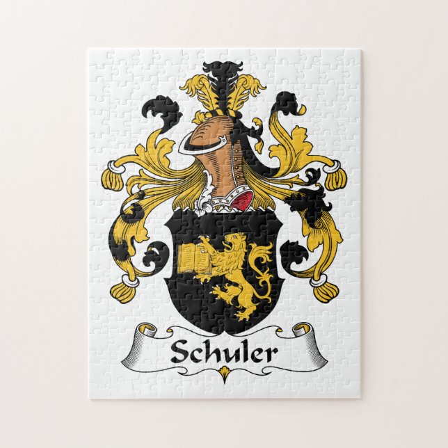 Puzzle Escudo de la familia de Schuler (Vertical)