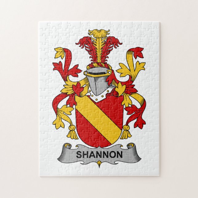 Puzzle Escudo de la familia de Shannon (Vertical)