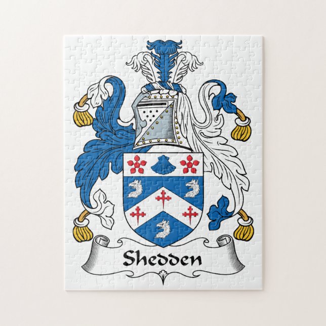 Puzzle Escudo de la familia de Shedden (Vertical)