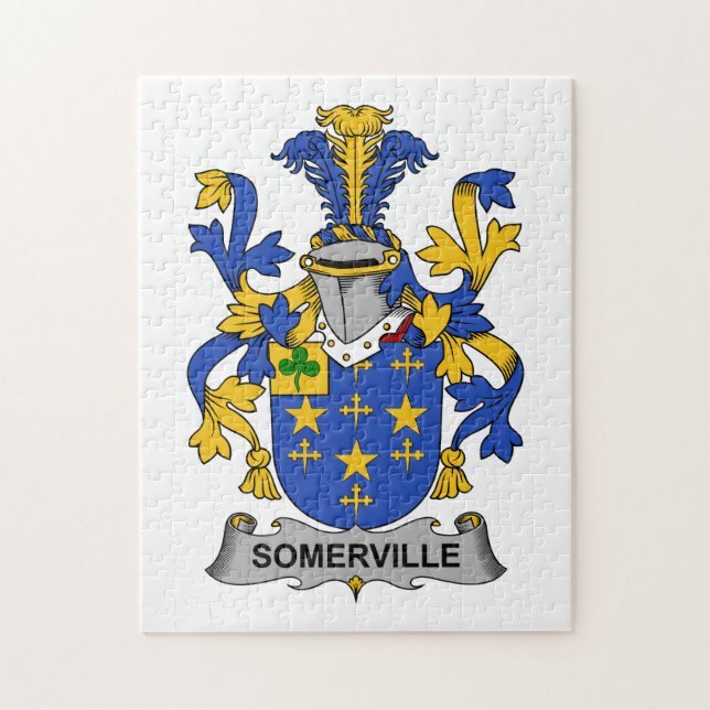 Puzzle Escudo de la familia de Somerville (Vertical)