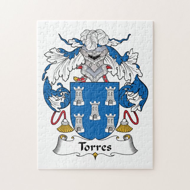 Puzzle Escudo de la familia de Torres (Vertical)